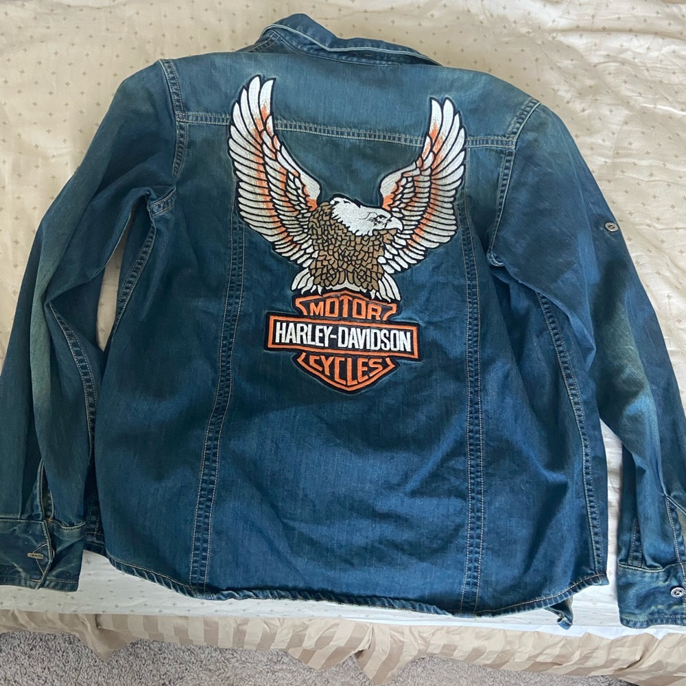 Harley Davidson jeans dressshirt